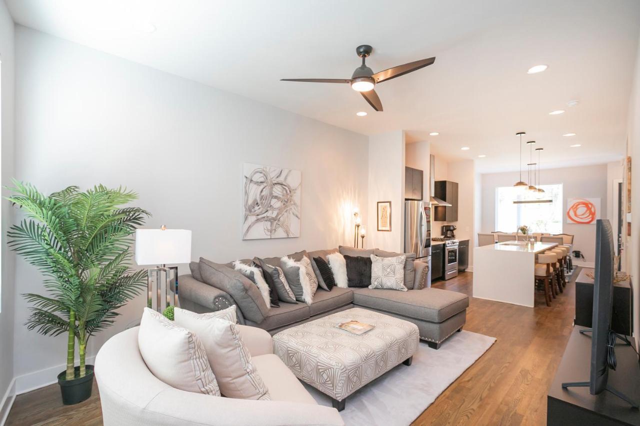 Luxury Townhome Skyline Views Mins To Dt Nashville Exterior foto